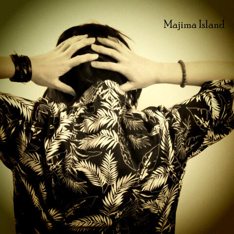 Black Tropical Shirt from the back