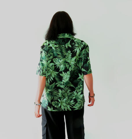 Green leaf shirt 2