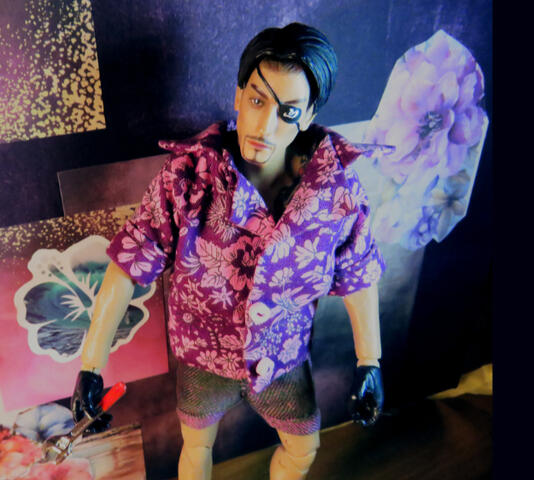 Purple shirt